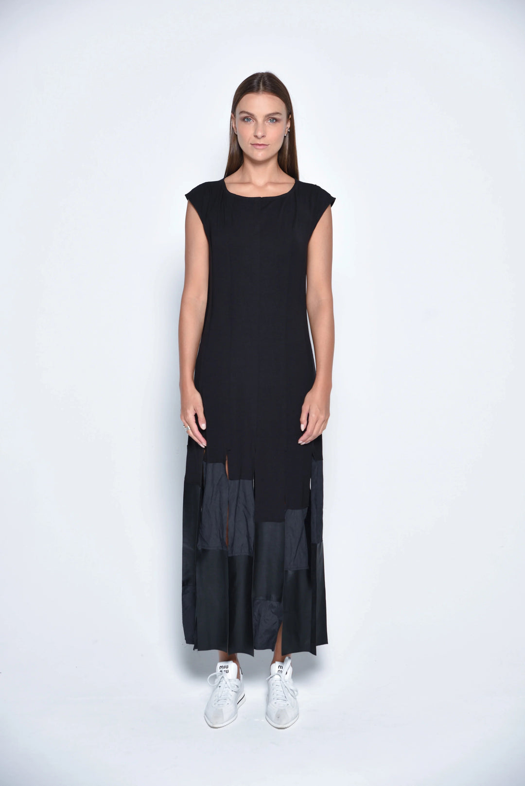 Motion Panel Maxi Dress