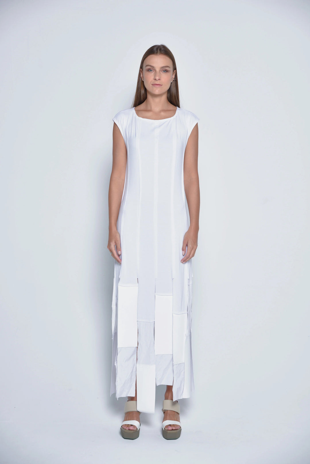 Motion Panel Maxi Dress