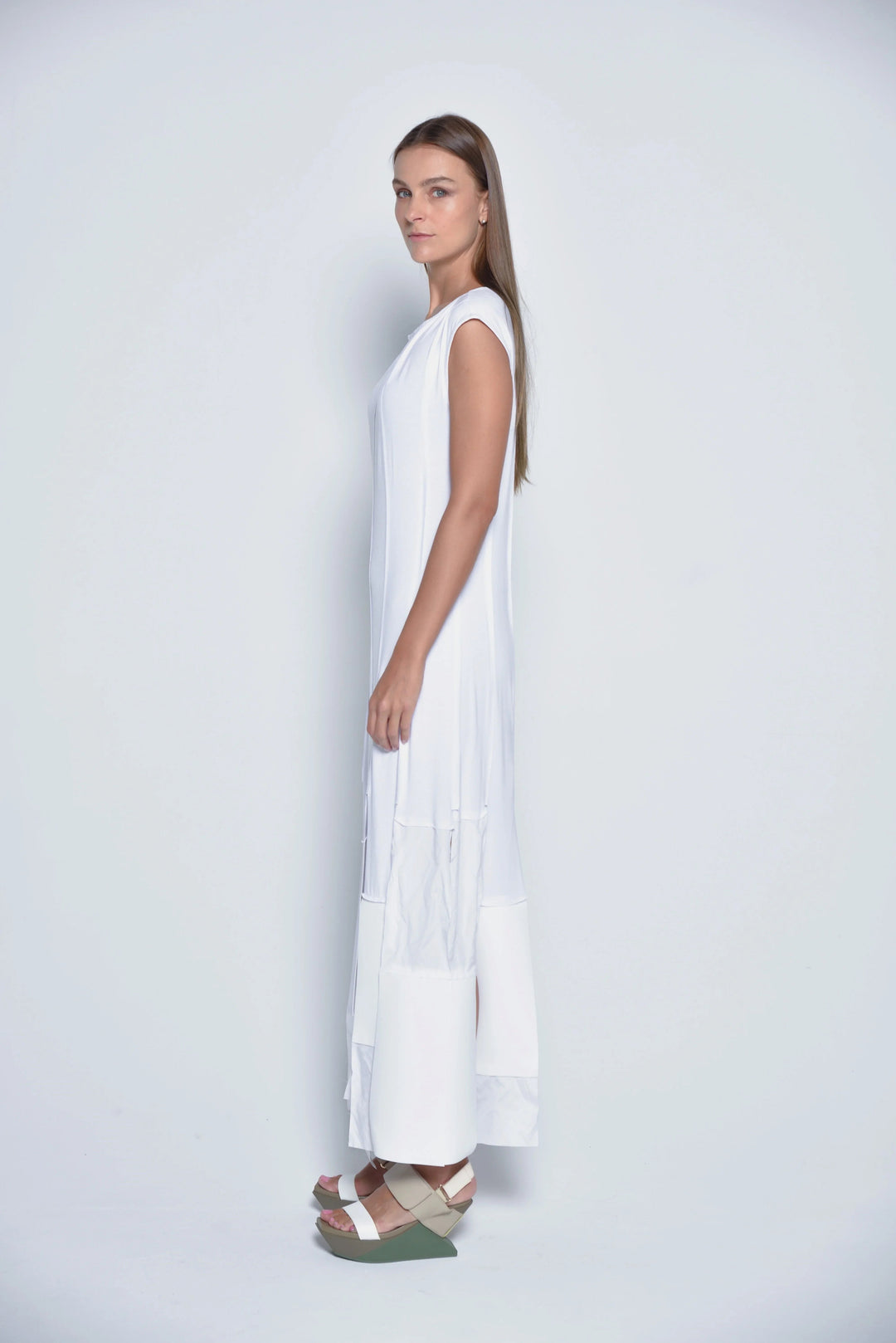 Motion Panel Maxi Dress