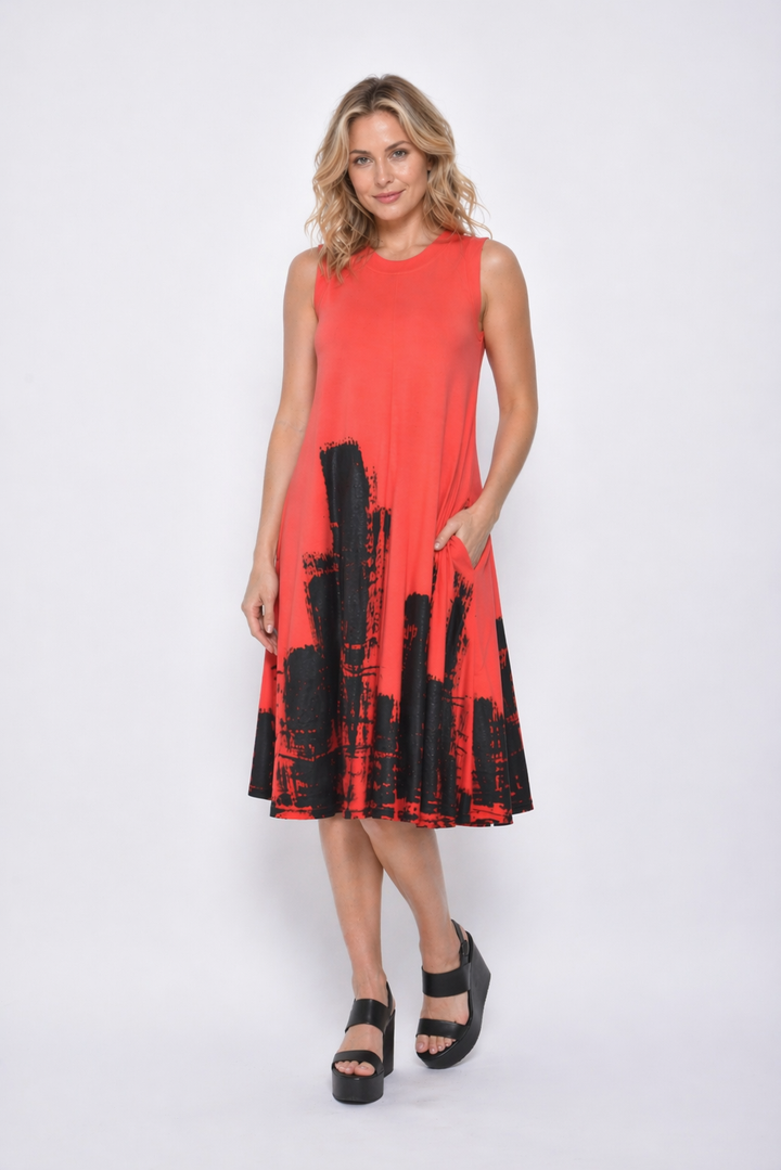 Red Skyscraper Dress