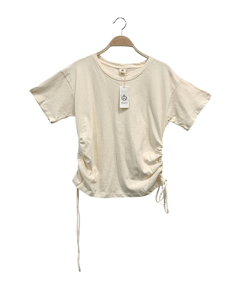Banana Adjustable Side Shirring Crop Recylced Cotton