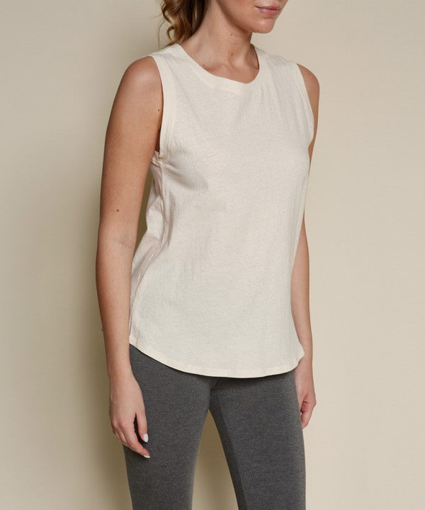 BANANA Recycled Cotton Muscle Tank