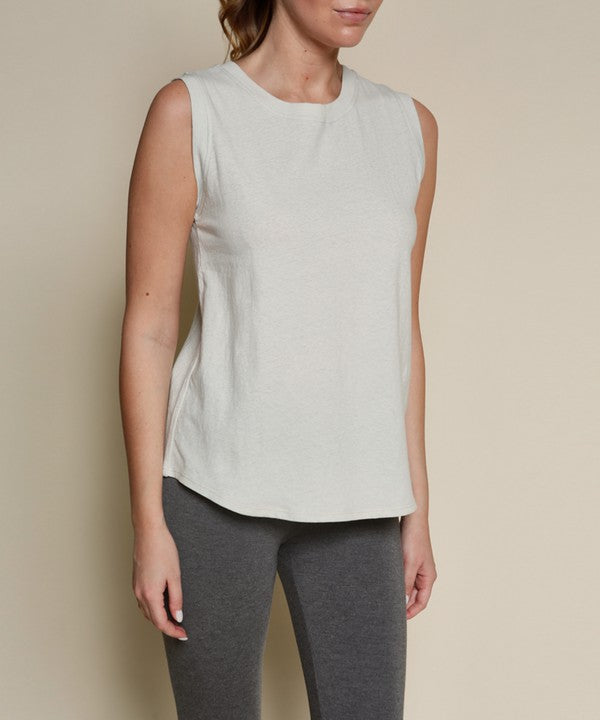 BANANA Recycled Cotton Muscle Tank