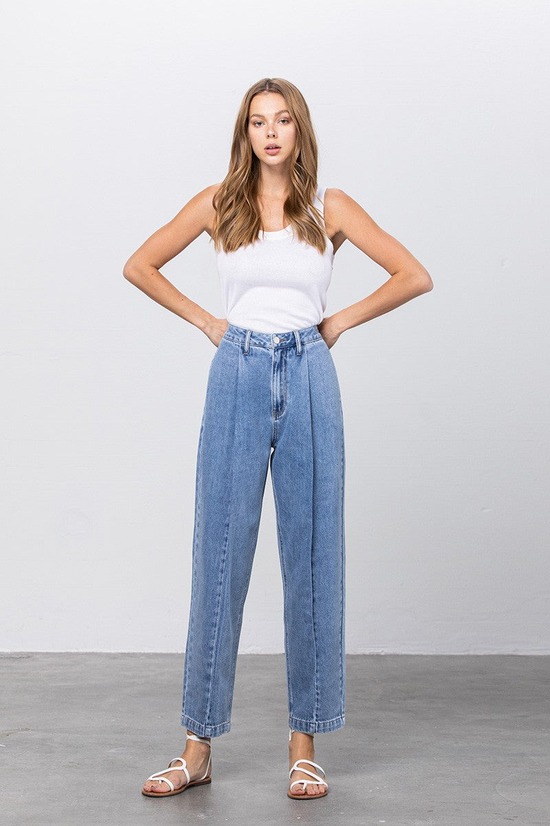 Medium Hi Waist Slouch Jeans