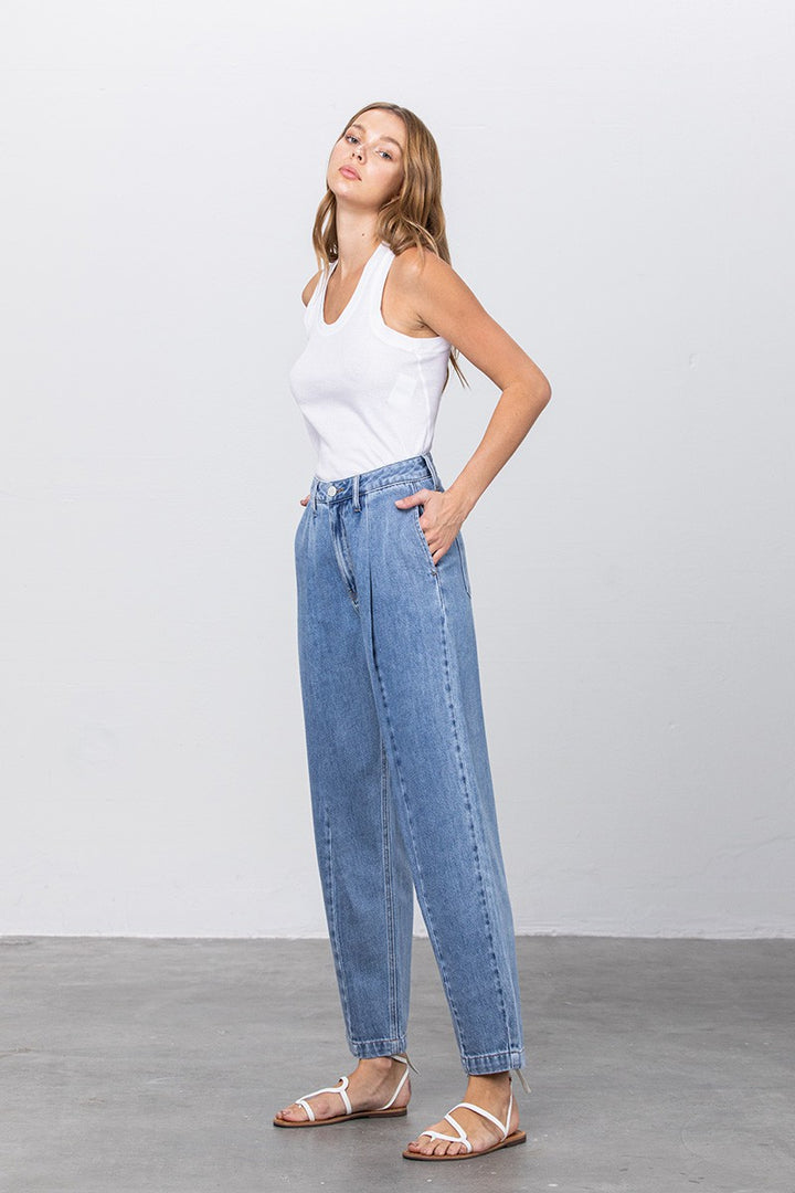 Medium Hi Waist Slouch Jeans