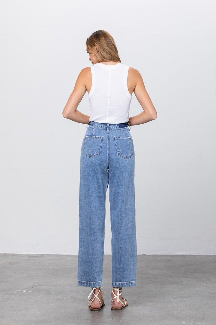 Medium Hi Waist Slouch Jeans