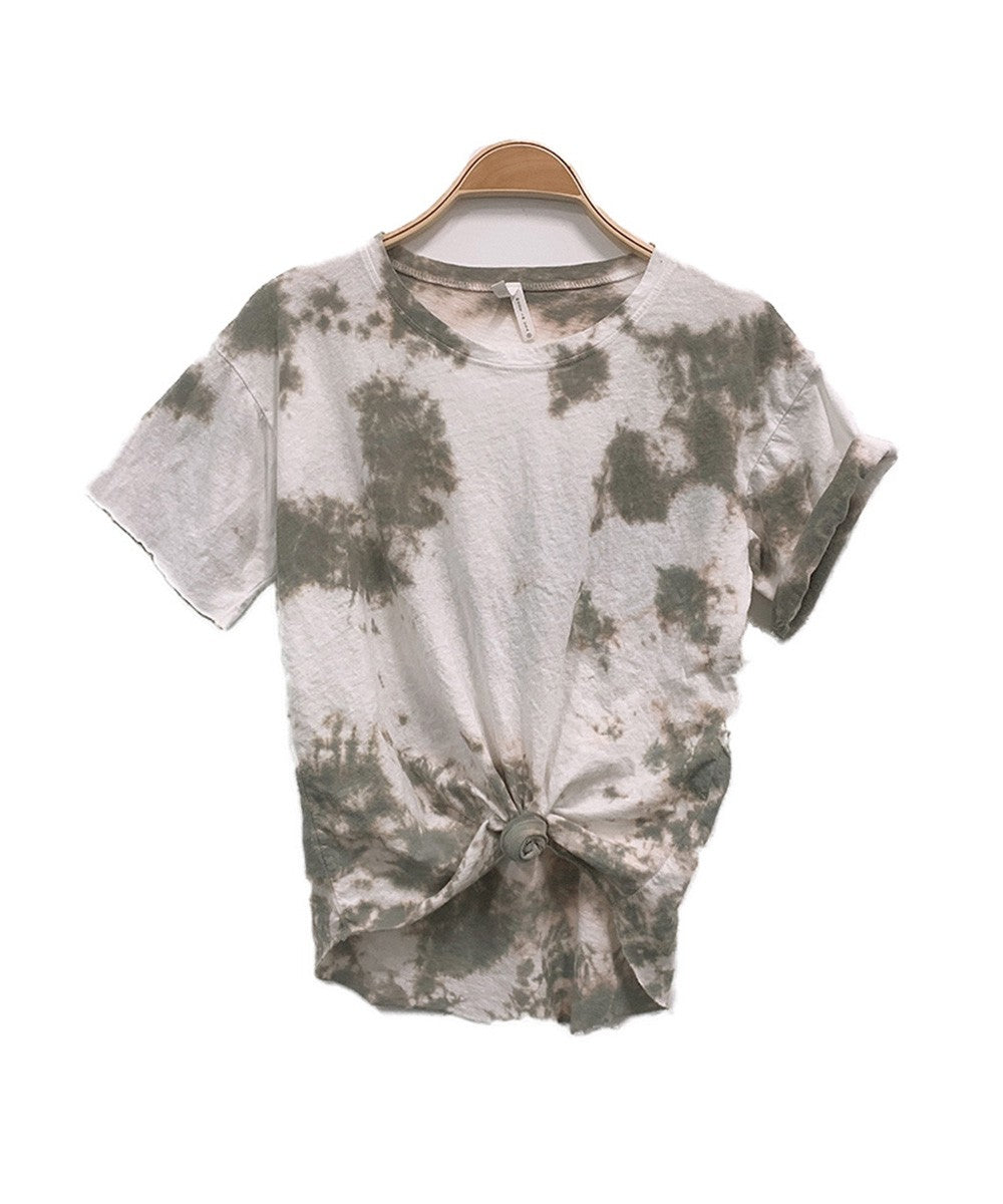 Taupe Neutral Color Hand Tie Dye