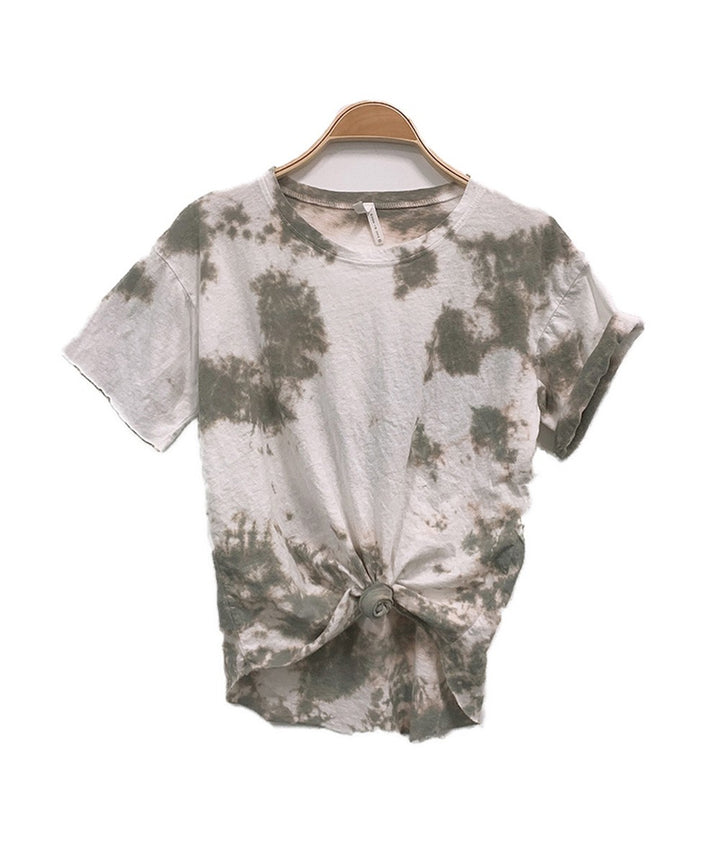 Taupe Neutral Color Hand Tie Dye