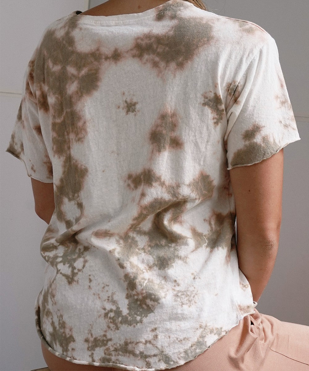 Olive Neutral Color Hand Tie Dye