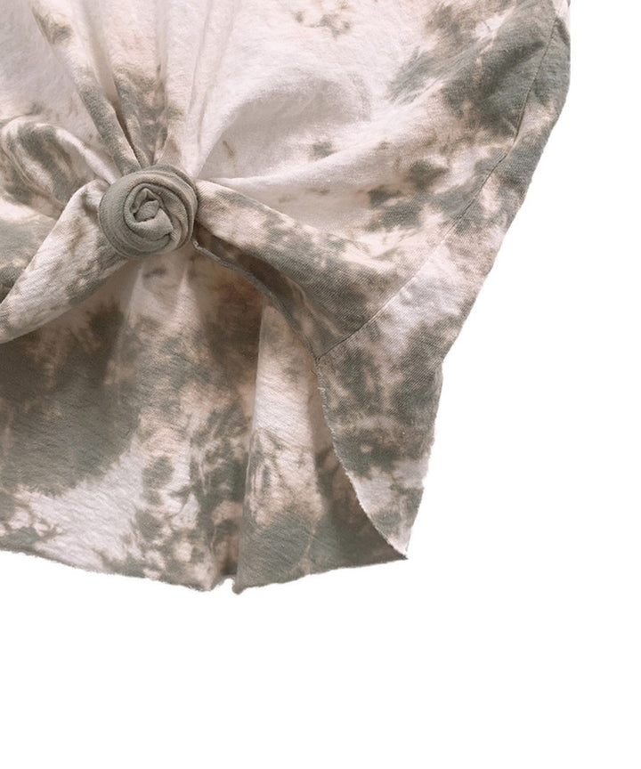 Taupe Neutral Color Hand Tie Dye