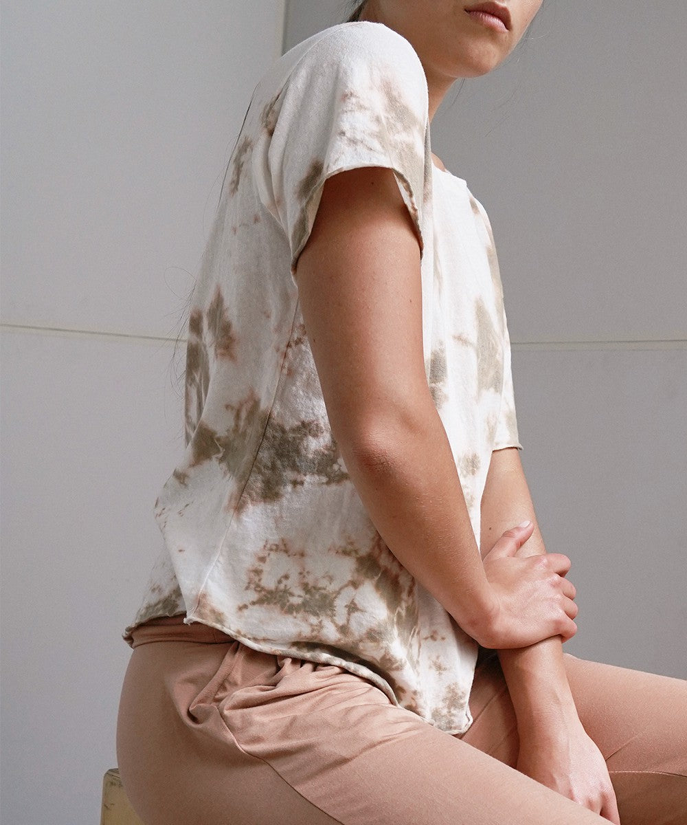 Olive Neutral Color Hand Tie Dye