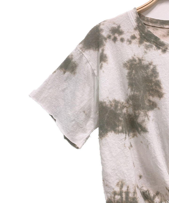 Taupe Neutral Color Hand Tie Dye