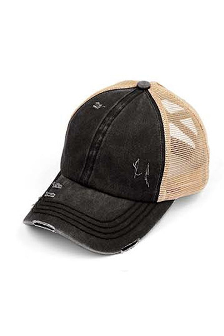 Cc Criss Cross Ponytail Caps