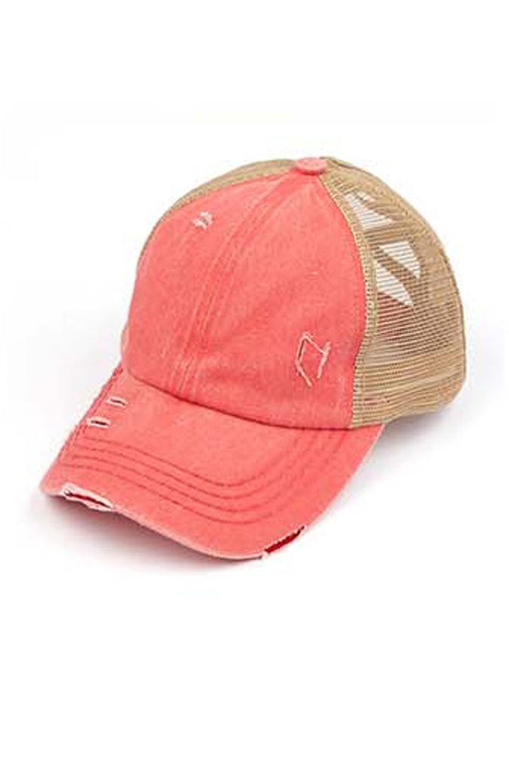 Cc Criss Cross Ponytail Caps