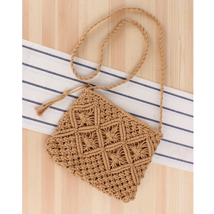 Giana Macrame Crossbody Bag 1