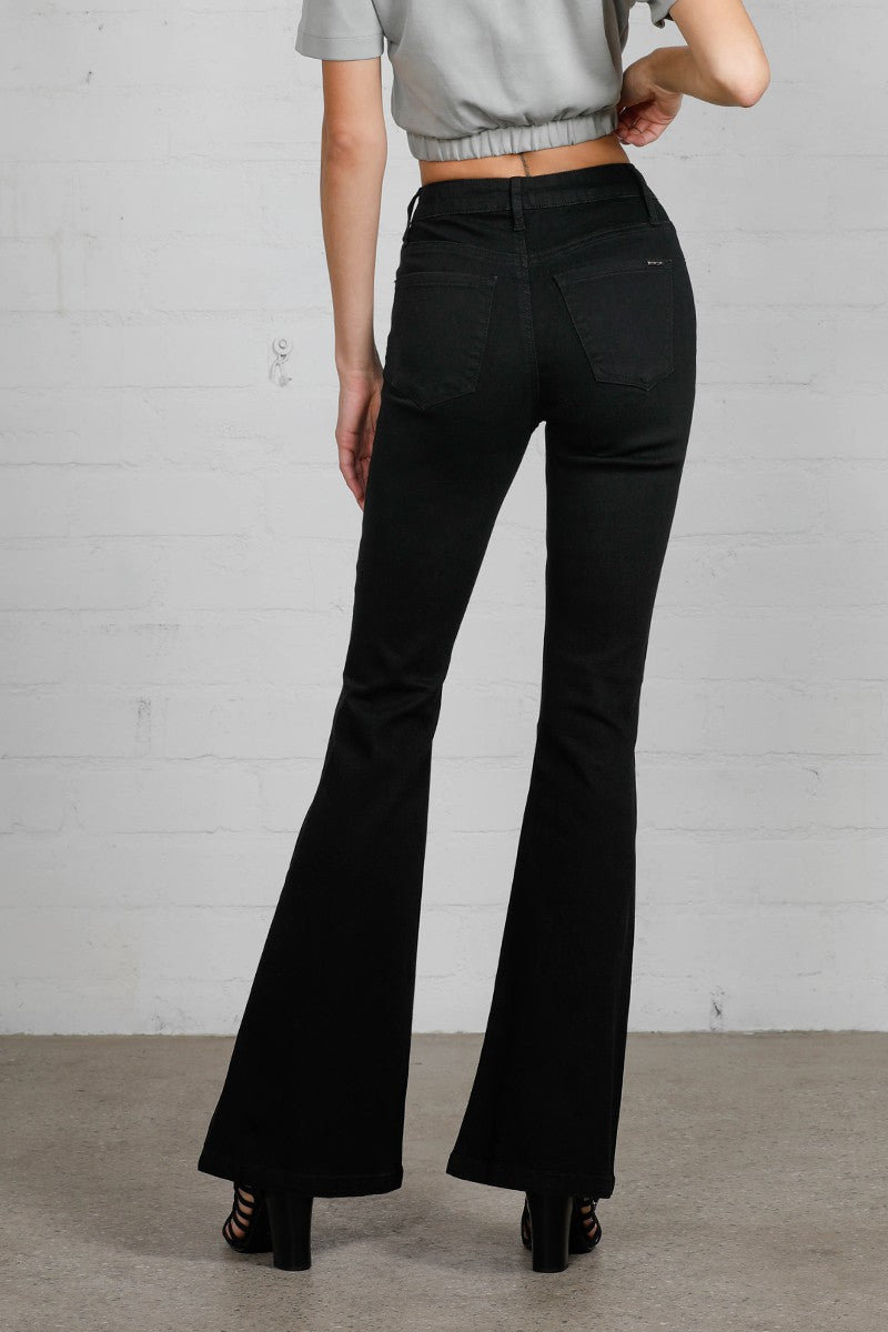 High Rise Wider Flare Jeans 1