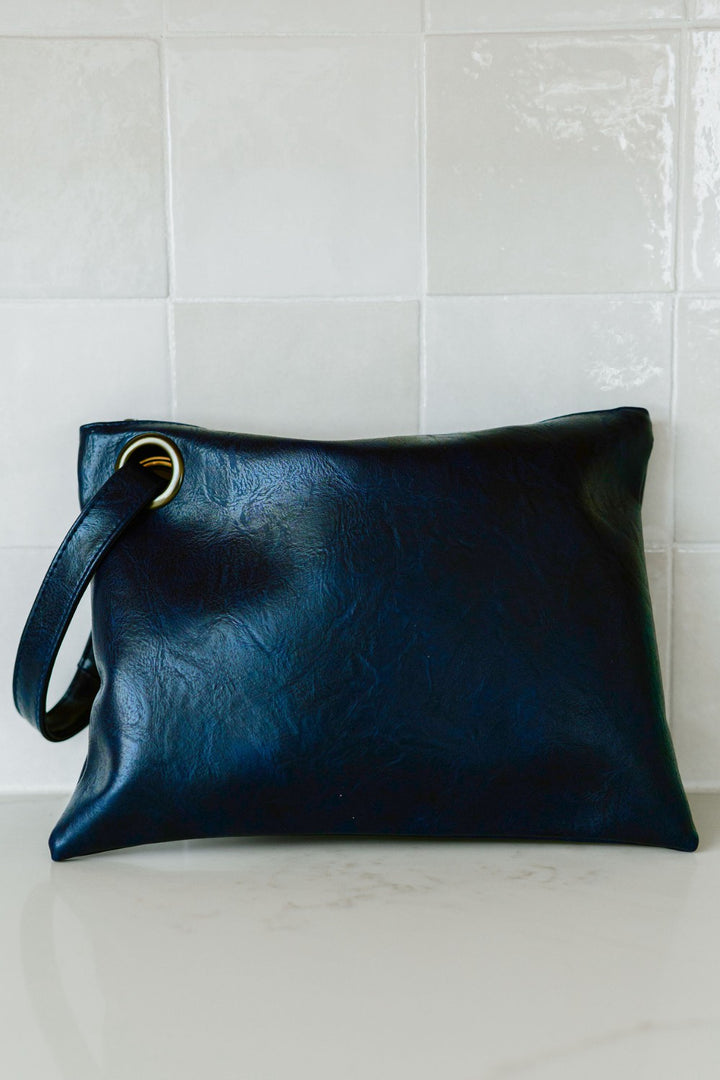 Alexa Oversized Clutch With Wristlet
