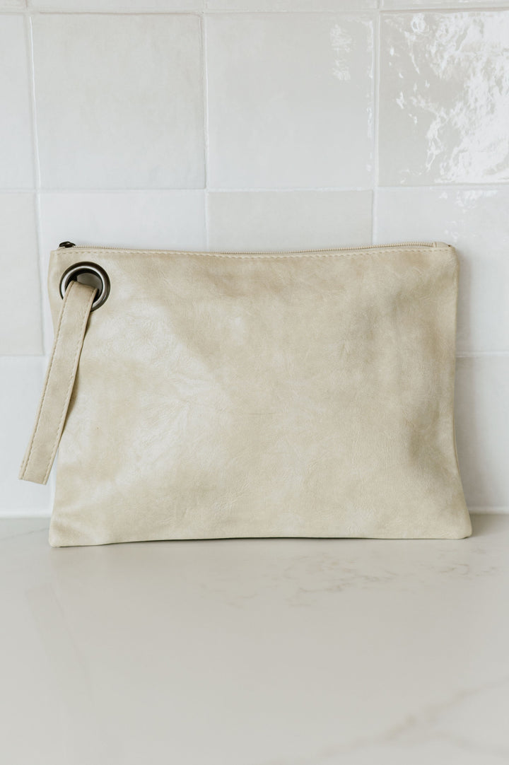Alexa Oversized Clutch With Wristlet
