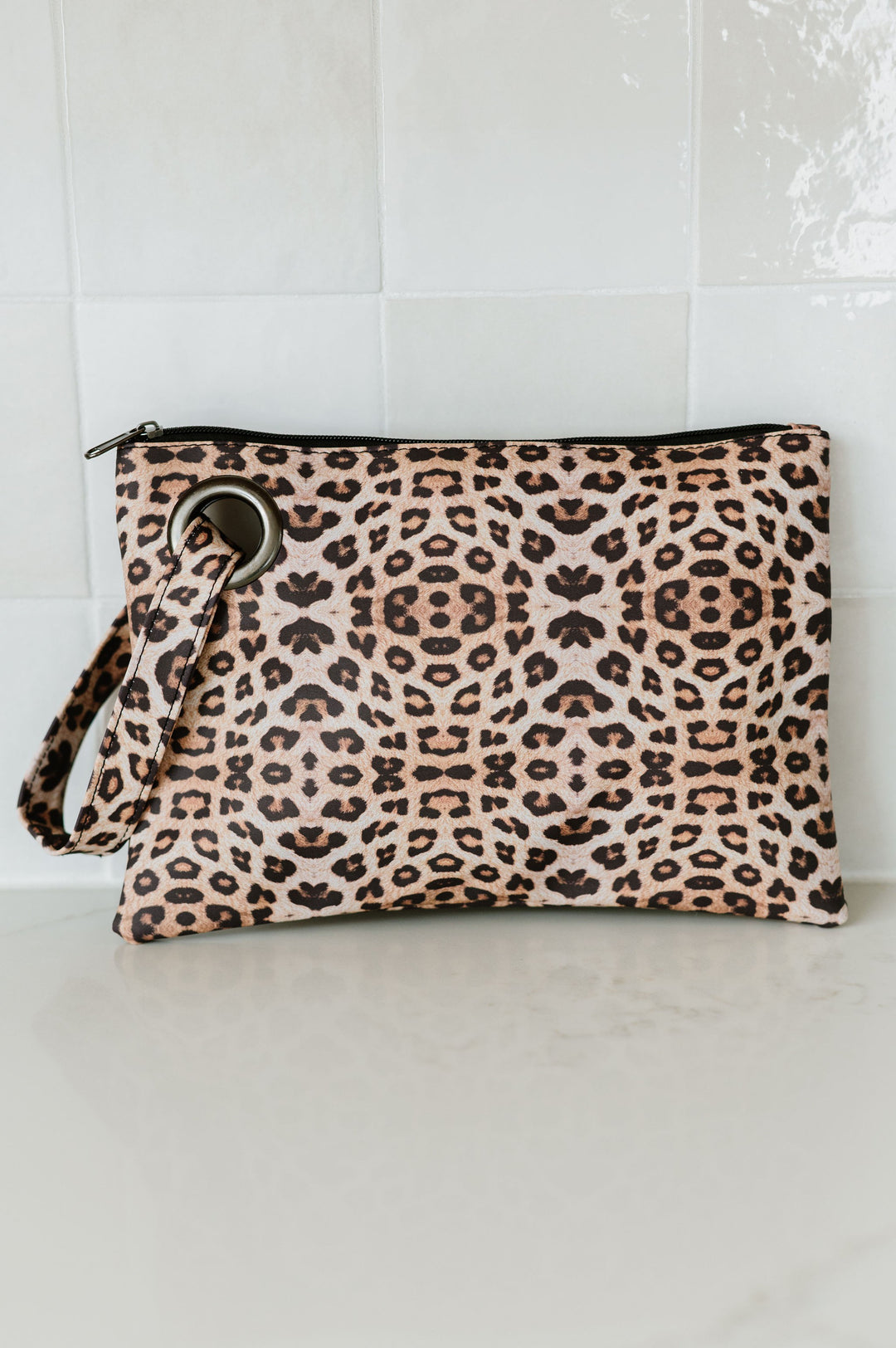 Alexa Oversized Clutch With Wristlet