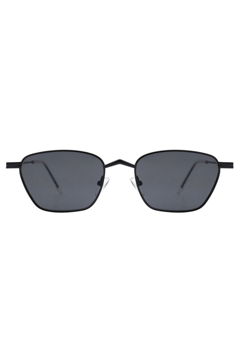 Maroon Retro Square Vintage Metal Fashion Sunglasses | Anekay