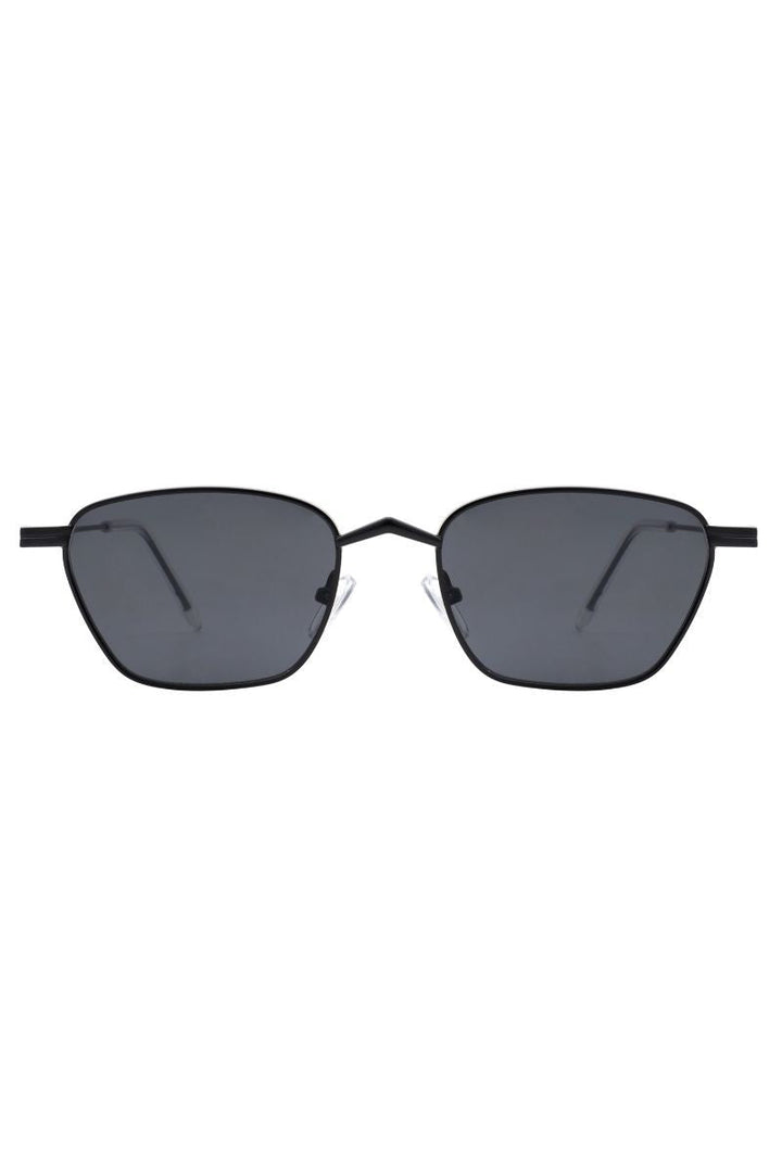 Maroon Retro Square Vintage Metal Fashion Sunglasses | Anekay