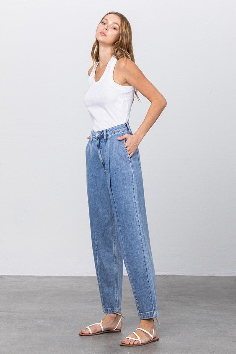 Medium High Waist Slouchy Jeans