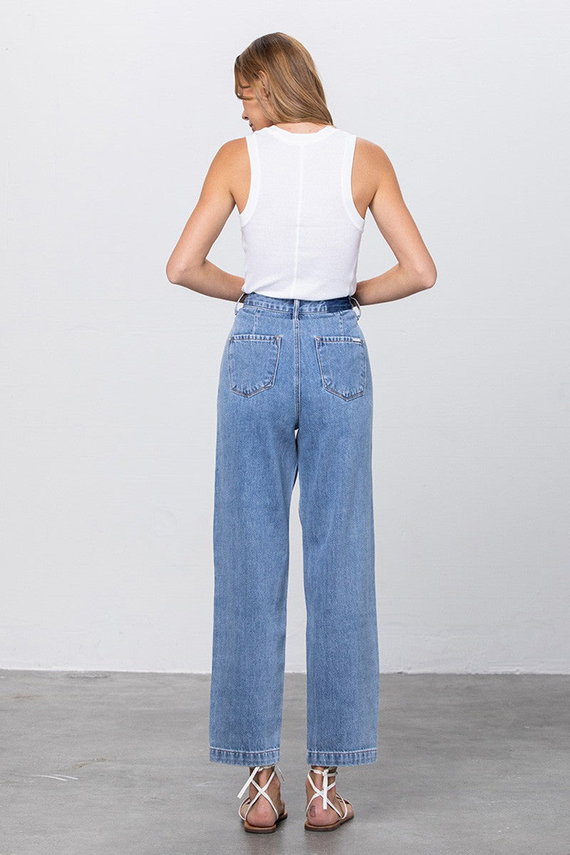 Medium High Waist Slouchy Jeans