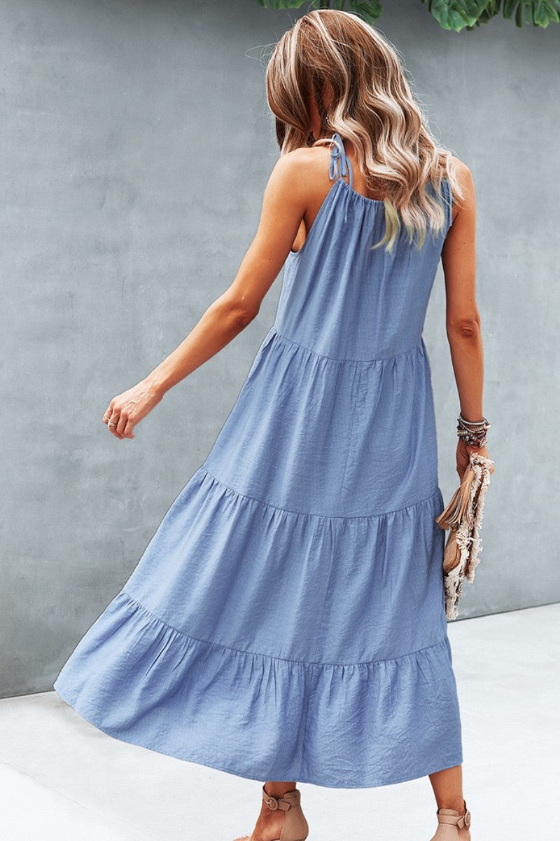 Olive Tiered Dress 1