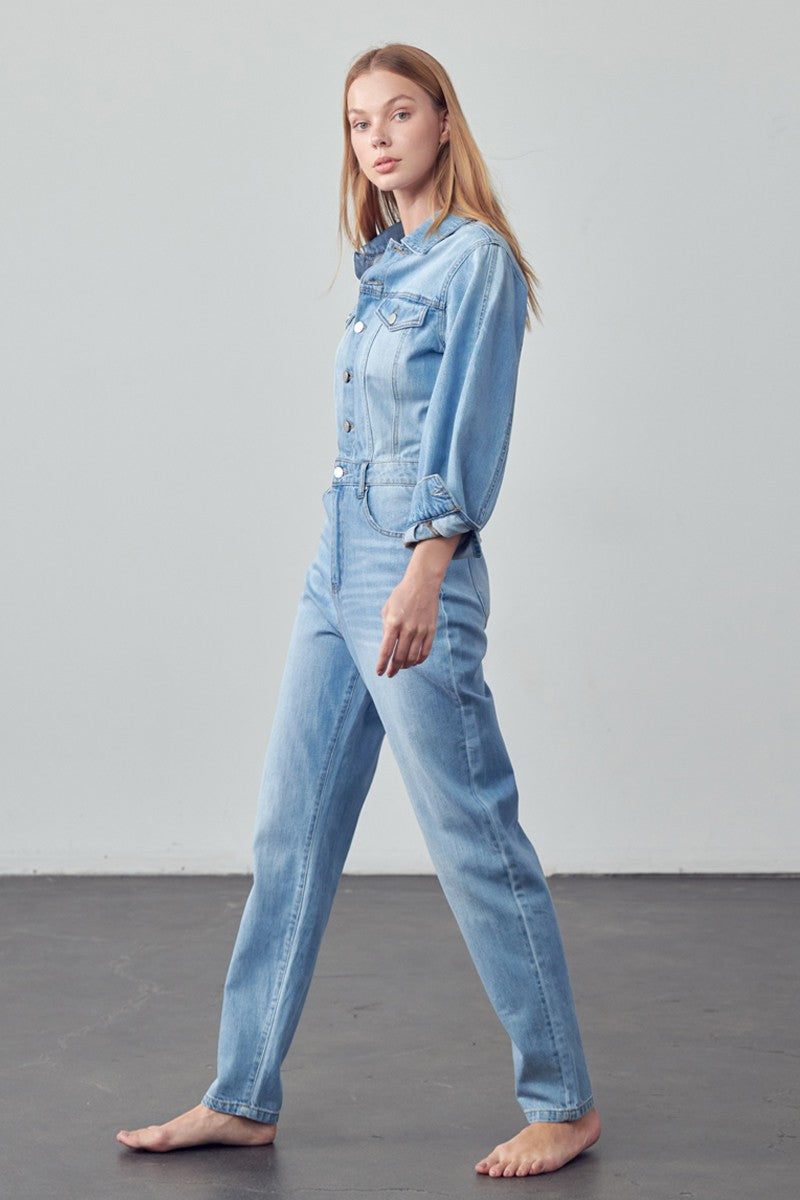 Balloon Sleeve Jumpsuit