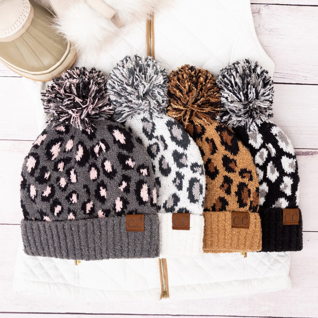 Cc Leopard Pom Beanie | Anekay