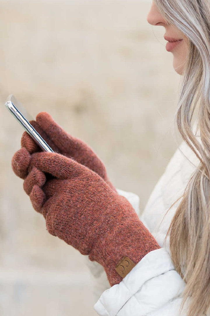 Cc Cashmere Blend Touch Gloves | Anekay