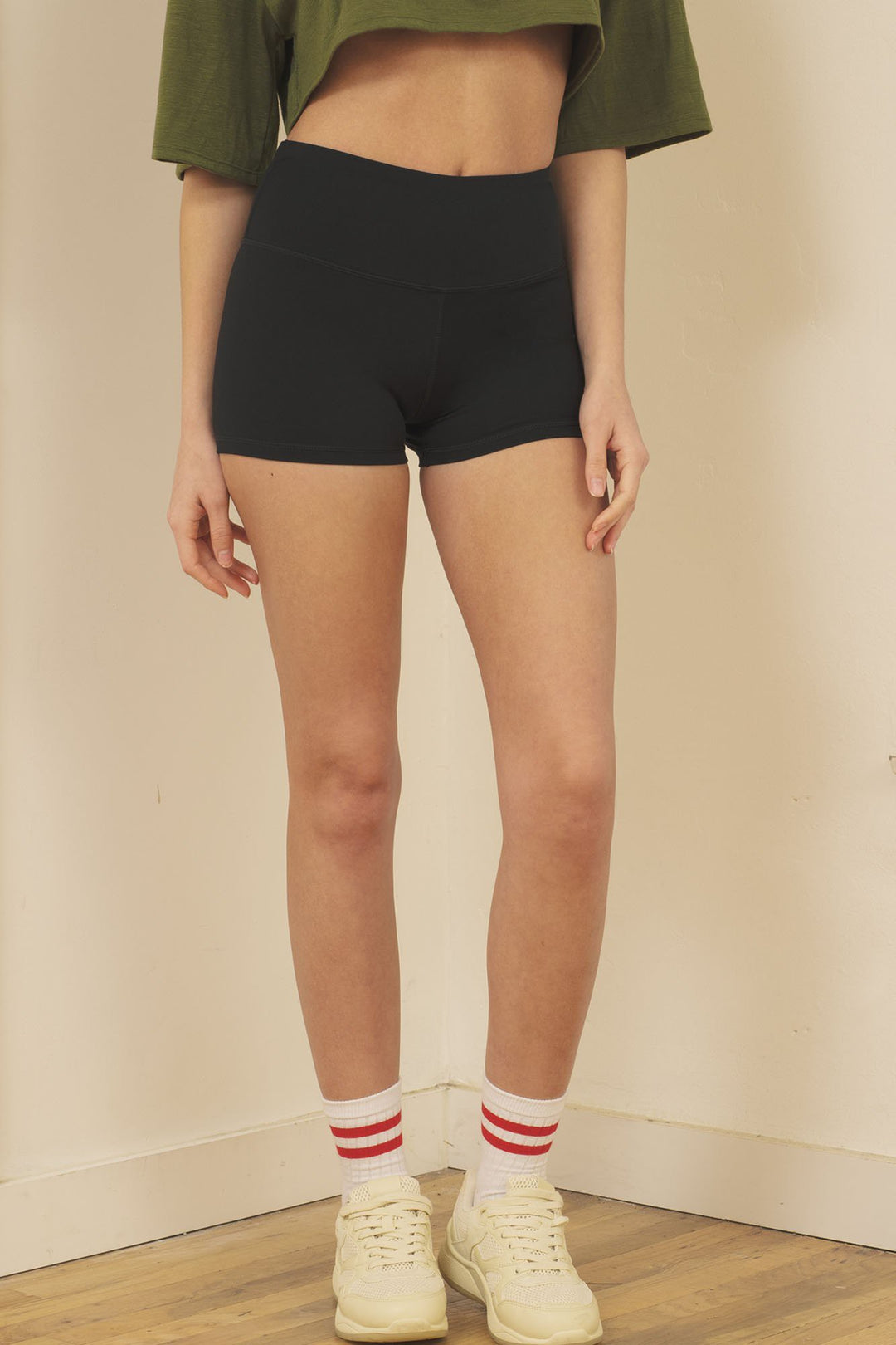 dusty rose Naomi Brushed Nylon Training Short