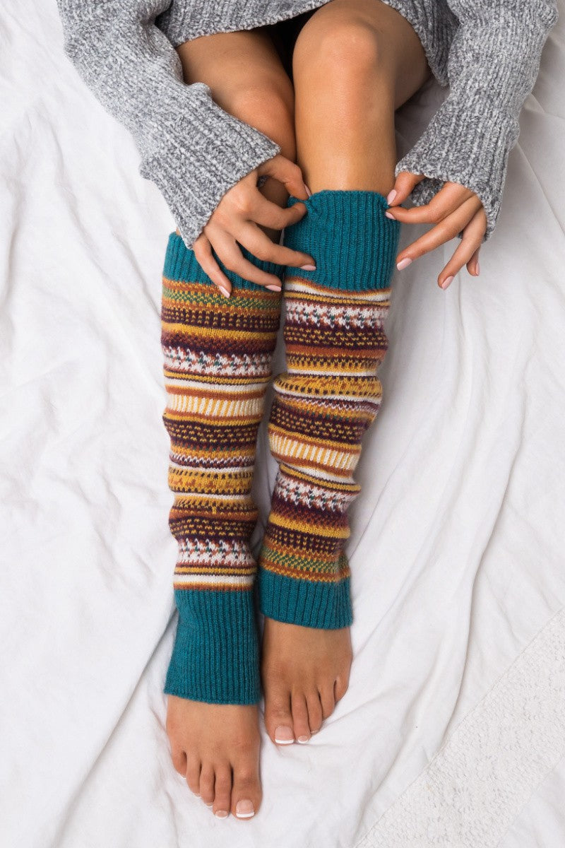 Short Fairisle Legwarmer | Anekay