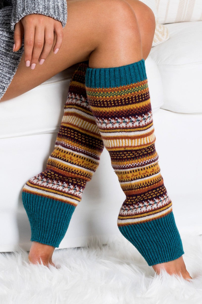 Short Fairisle Legwarmer | Anekay