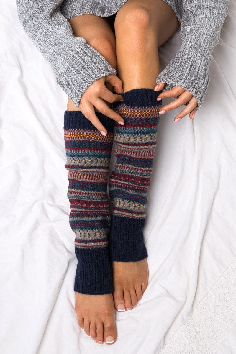 Short Fairisle Legwarmer | Anekay