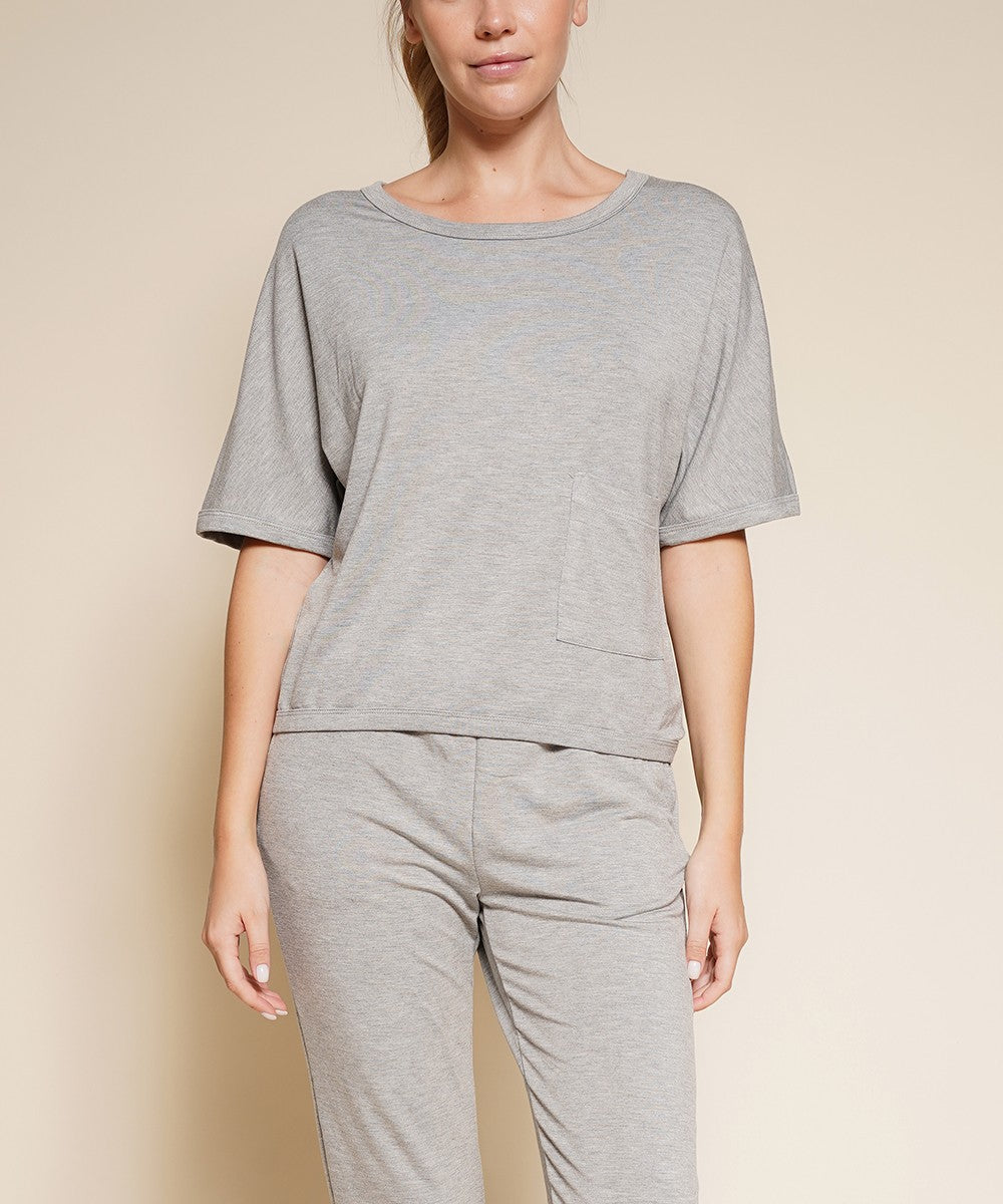 Bamboo French Terry Crop Pullover