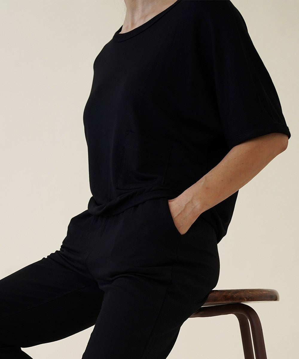 Bamboo French Terry Crop Pullover