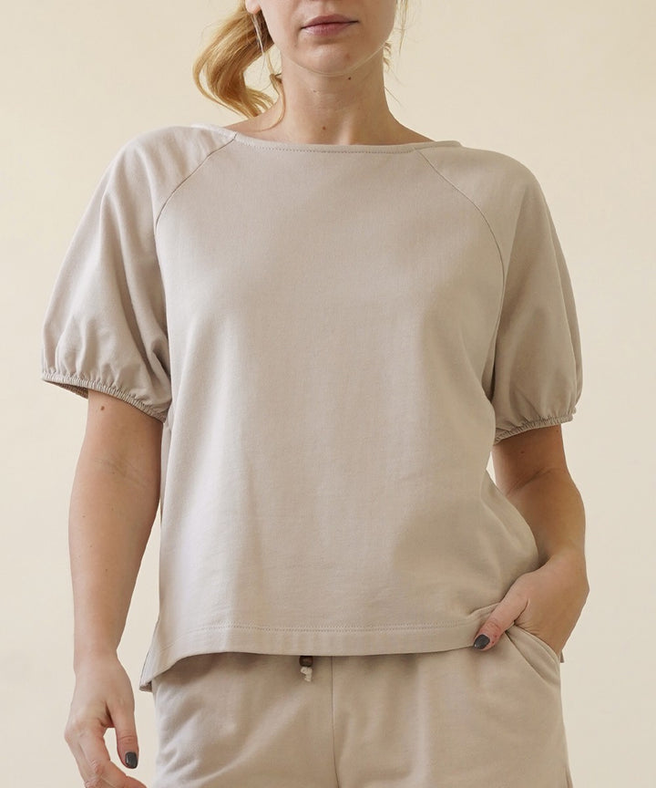 Hemp Balloon Slv Top