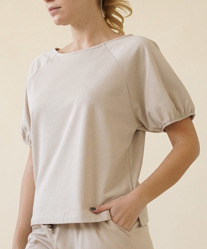 Hemp Balloon Slv Top