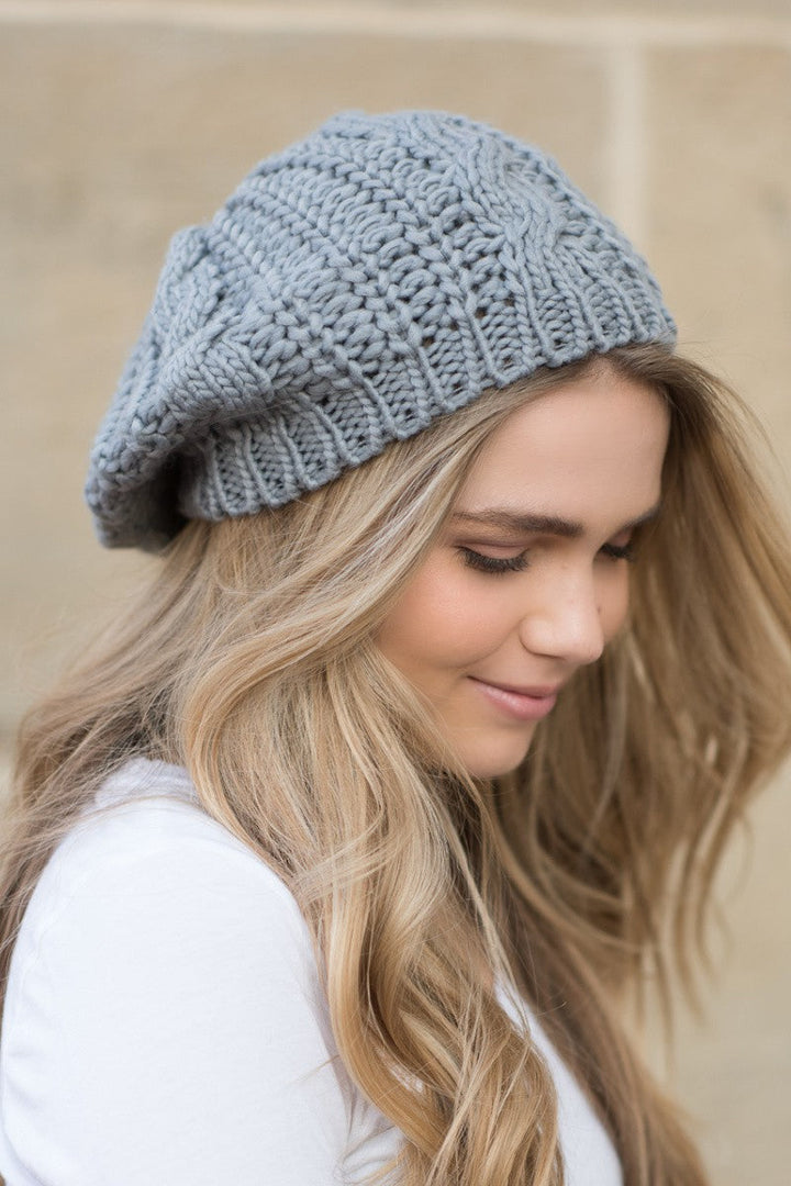 Knit Slouchy Beret | Anekay