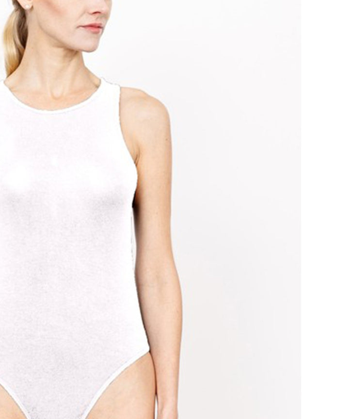 Slate Navy Bamboo Halter Neck Bodysuit
