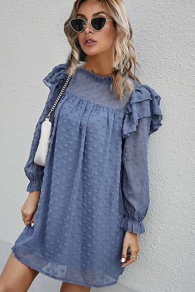 Swiss Dot Mesh Dress