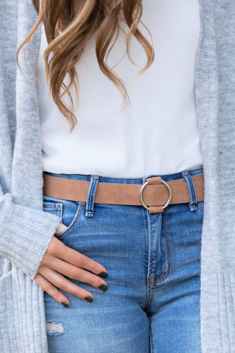 Black O Ring Belt | Anekay