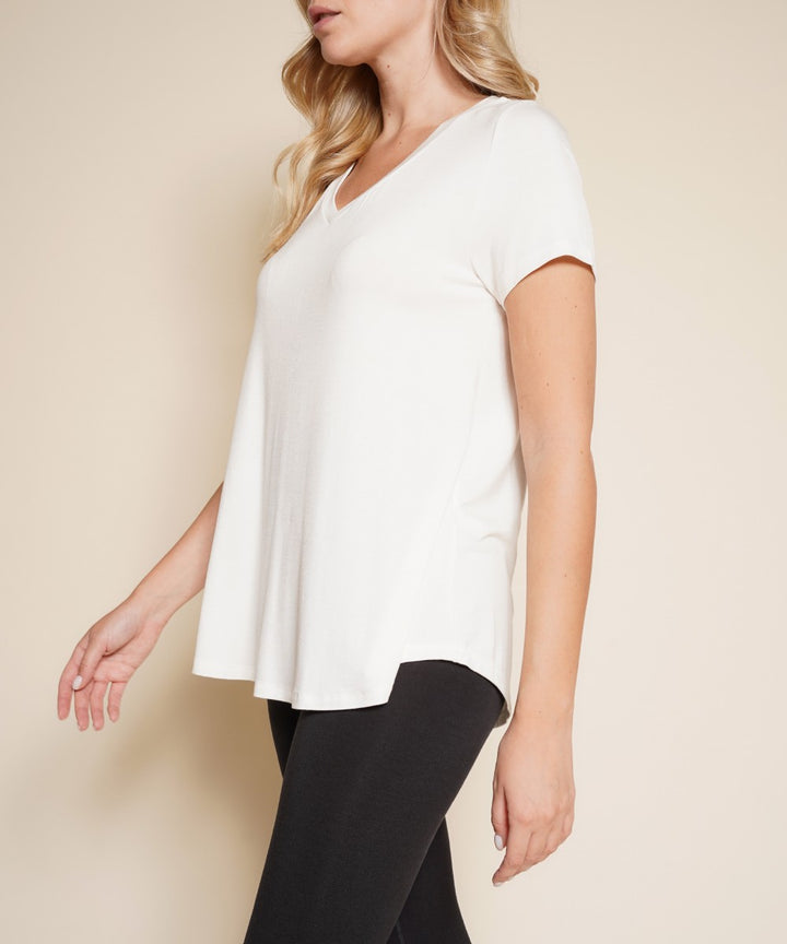 Taupe Bamboo Classic V Top