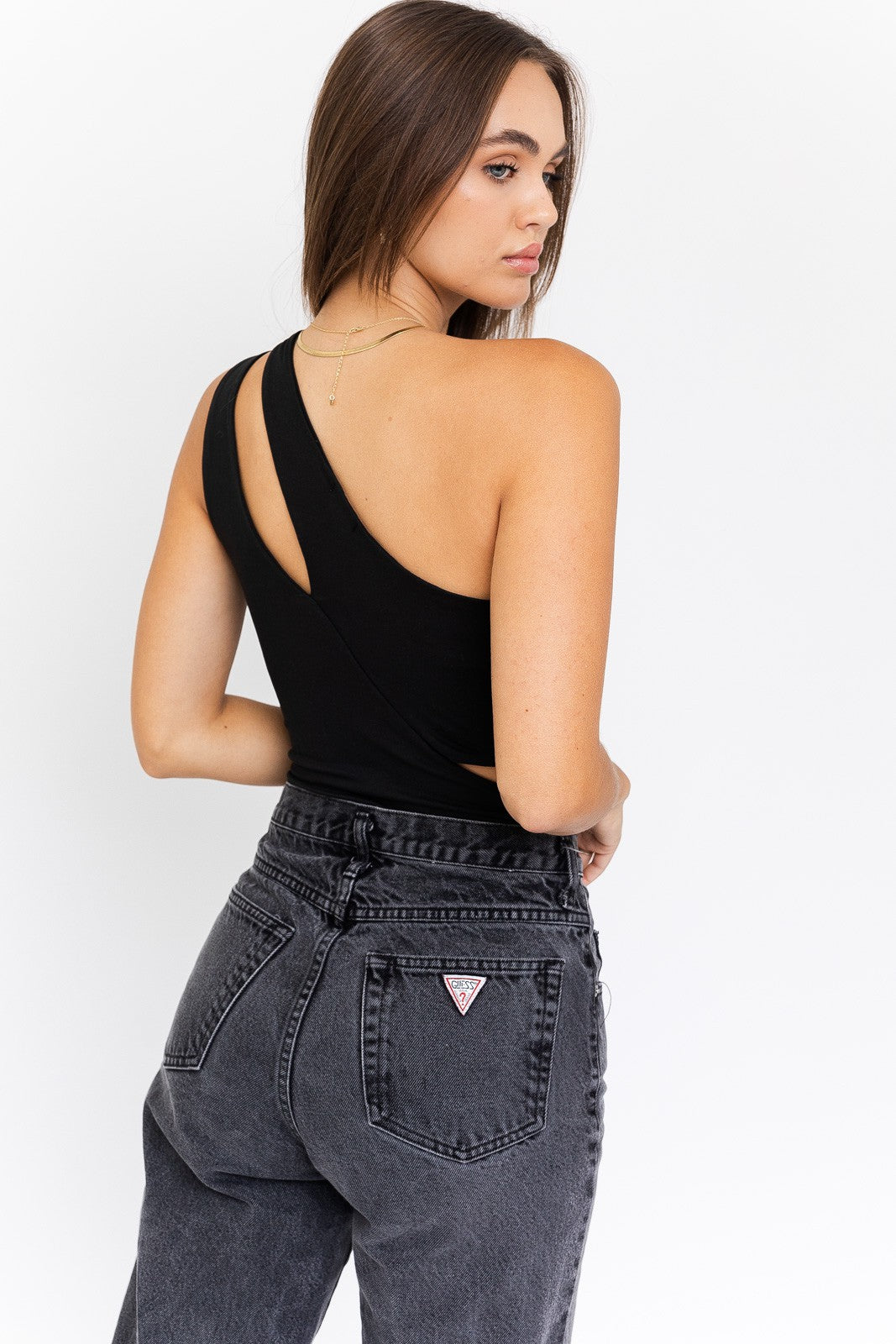 Cut Out Tank Bodysuit