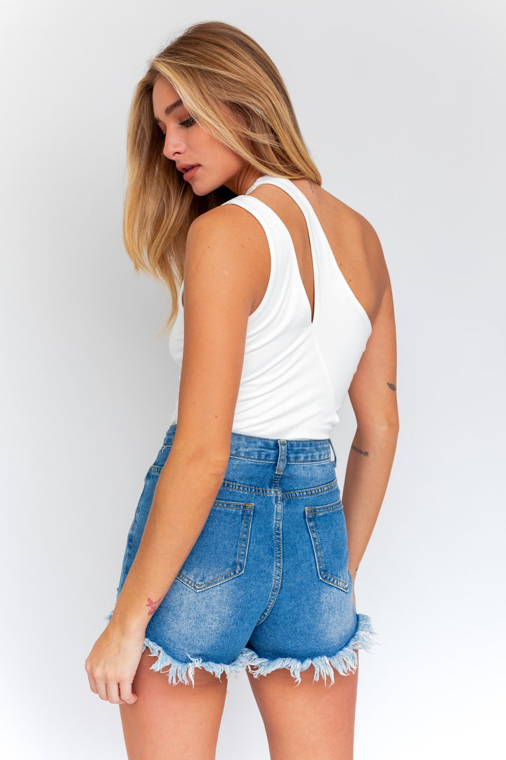 Cut Out Tank Bodysuit