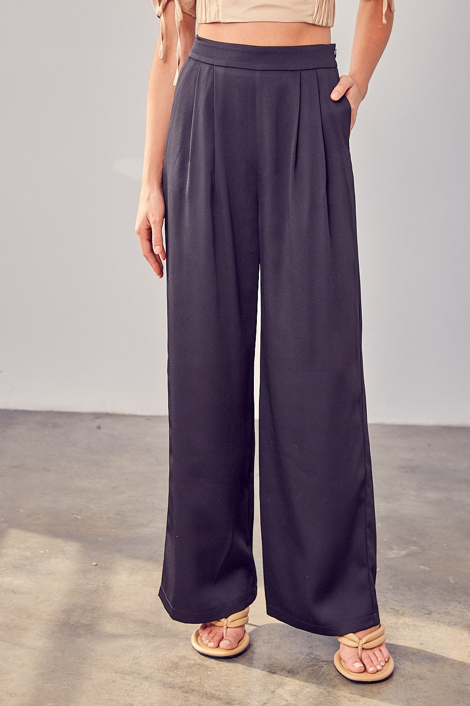Black Wide Leg Pants 2