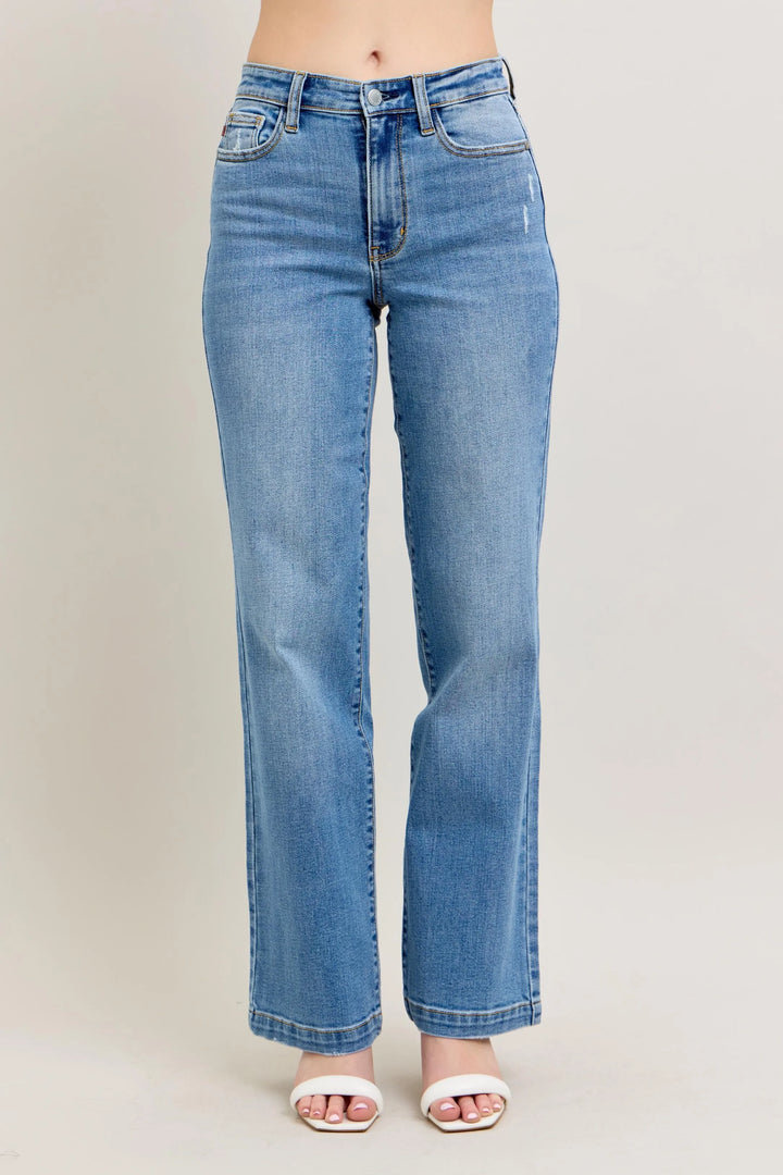 Md Judy Blue Full Size High Waist Straight Jeans Plus Size
