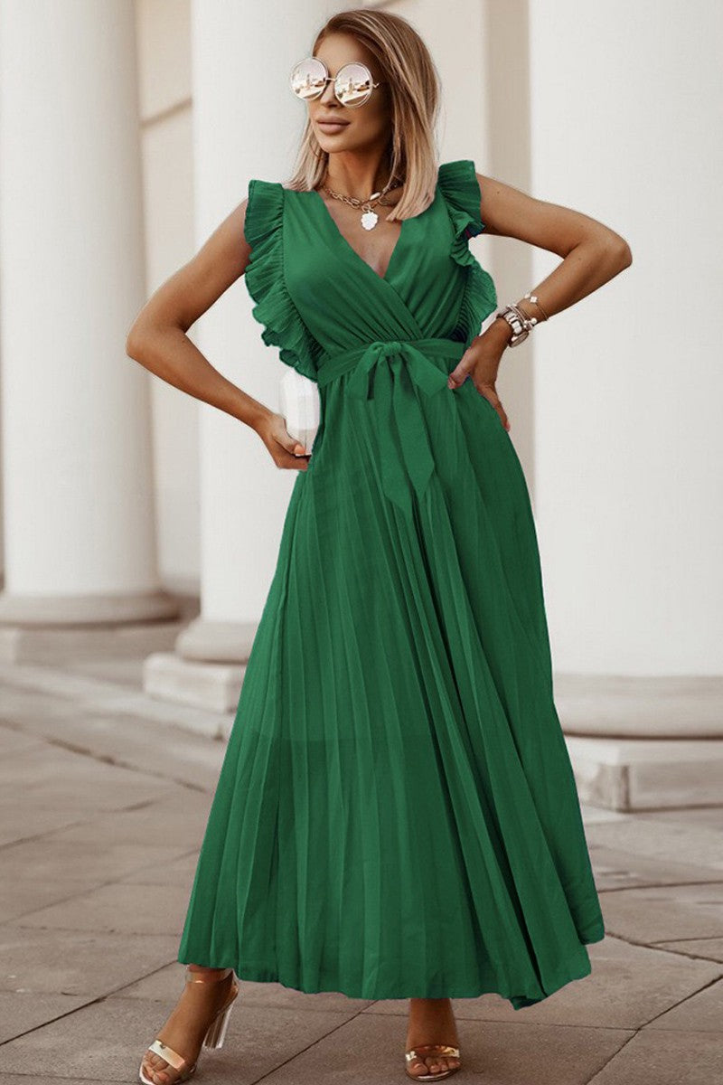 Ruffle Tie Detail Dress