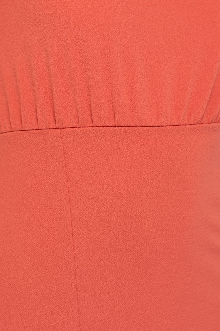 Sleeveless One Shoulder Front Slit Dress
